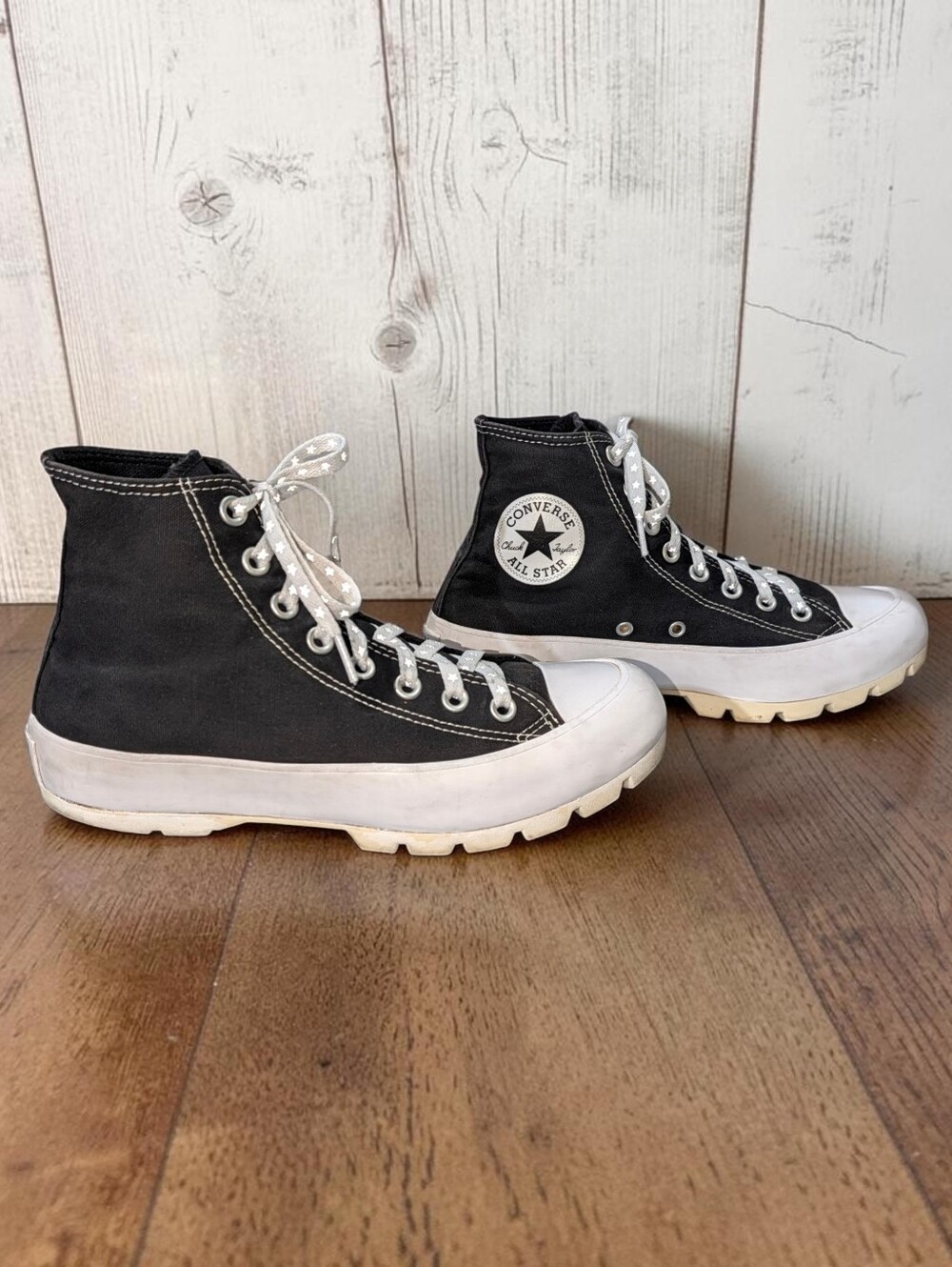 Converse Chuck Taylor All Star Lugged Platform High Tops Black Women's 9